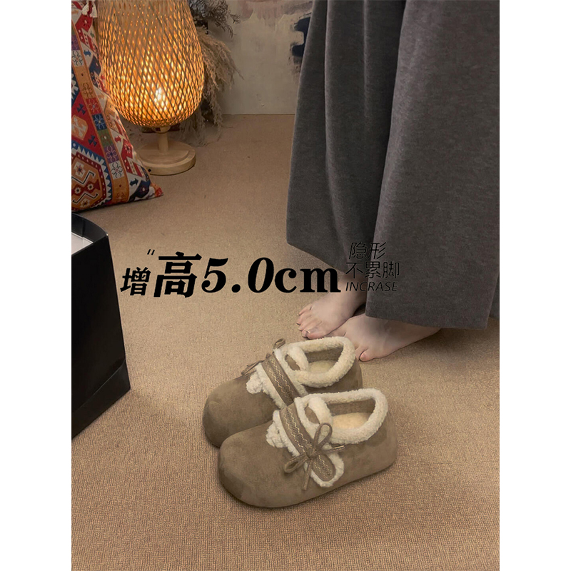 小众内增高加绒勃肯鞋女2025新款