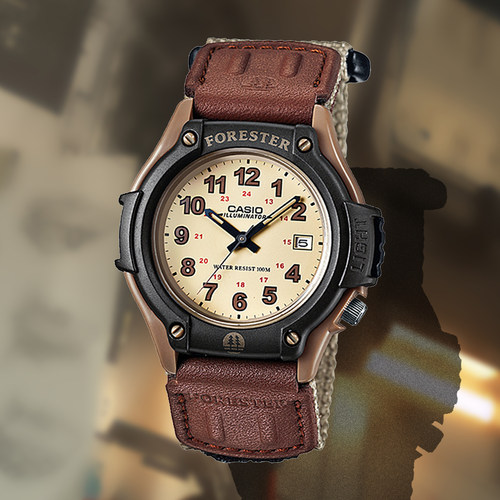 CASIO复古森林人男表Ft500WC-5B