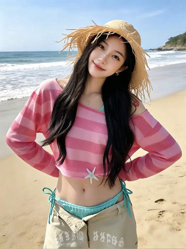 特价泳衣女性感分体比基尼平角四件套显瘦小胸聚拢度假风海边温泉