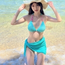 bikini三件套性感三角海边度假显白泡温泉 比基尼泳衣女2024新款