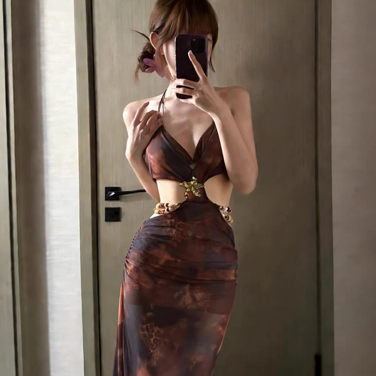 特价2026年新款度假风辣妹bikini性感修身沙滩裙温泉海岛度假泳衣