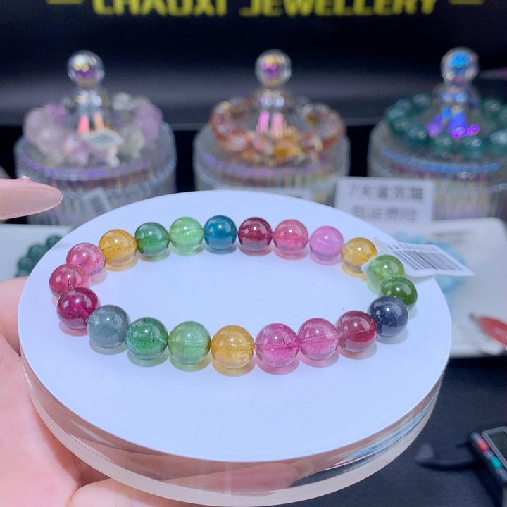 高品浓郁碧玺8.9