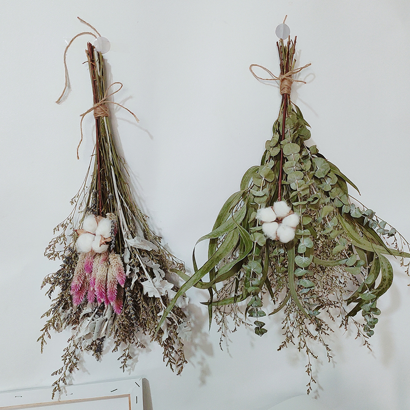端午装饰干花真花倒挂花束可插花