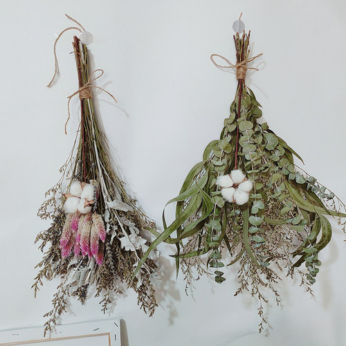 端午装饰干花真花倒挂花束可插花