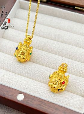 古法镀金久不掉色金店同款沙金