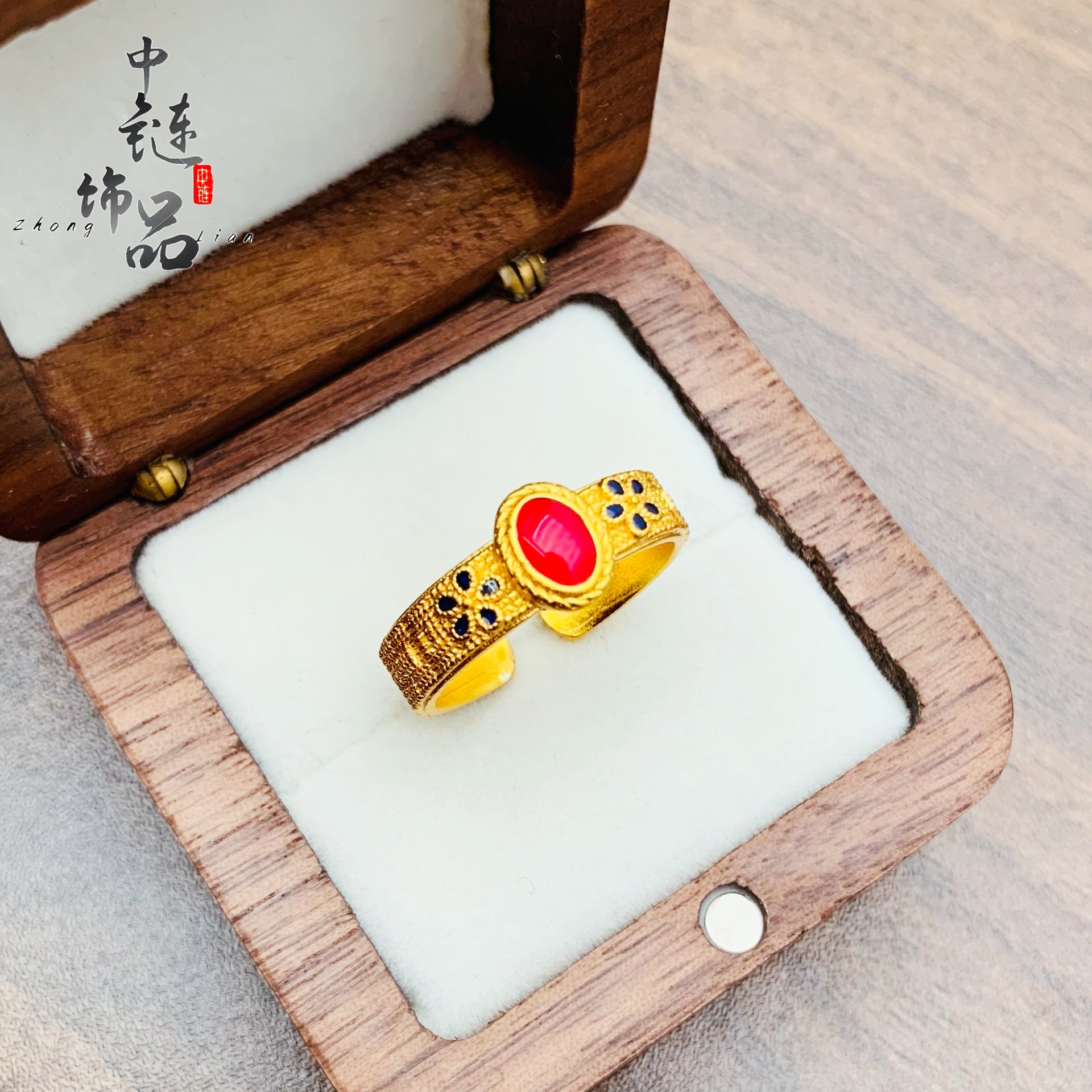 古法镀金久不掉色金店同款沙金