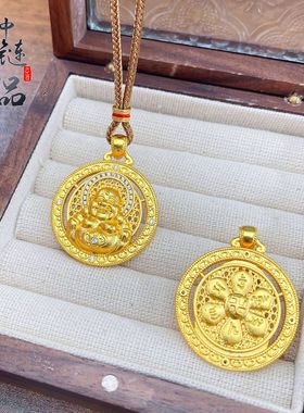 古法镀金不掉色金店同款越南沙金