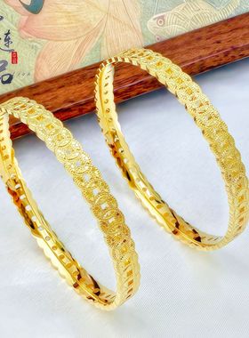 古法镀金不掉色金店同款沙金精工