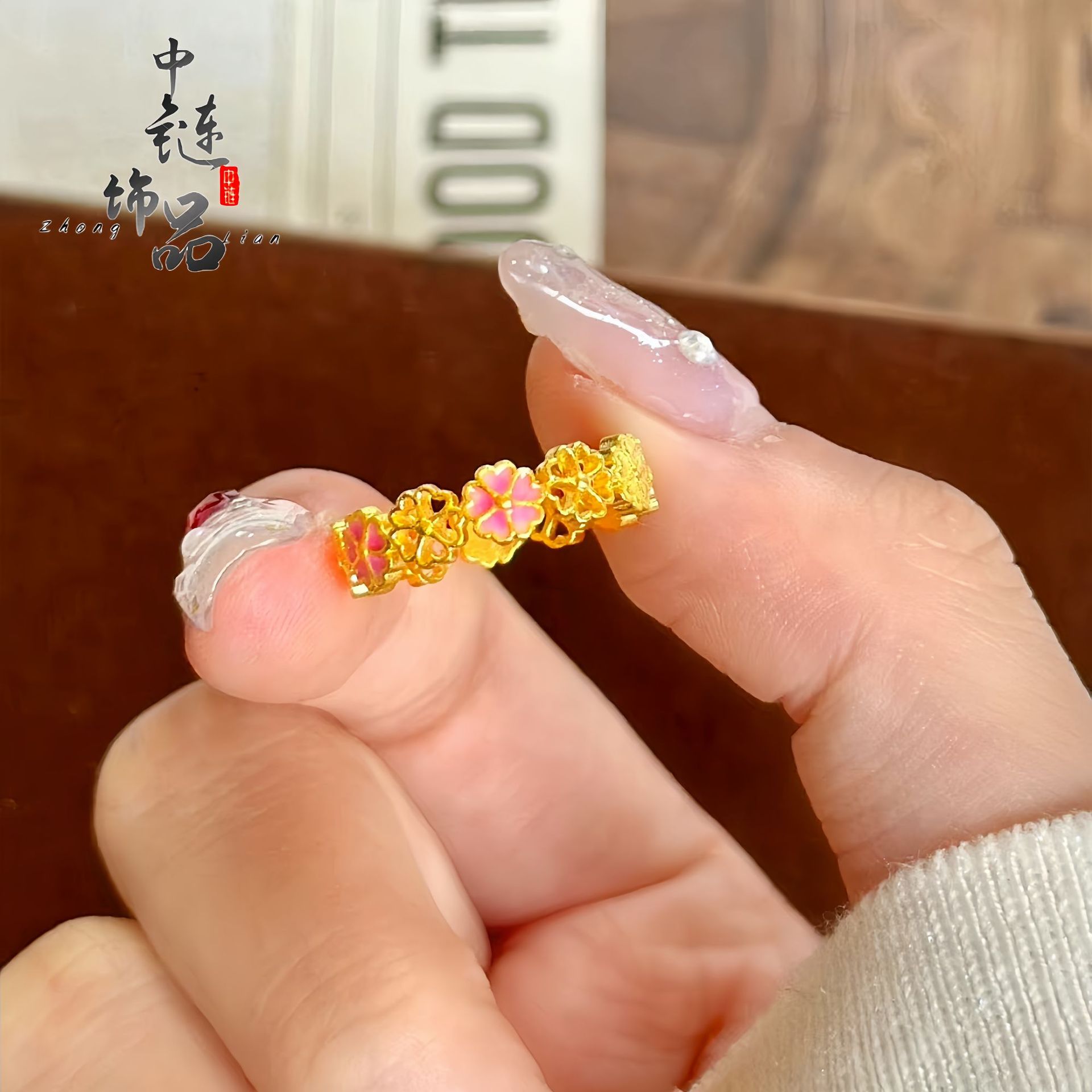 越南沙金金店同款高保色珐琅烧蓝