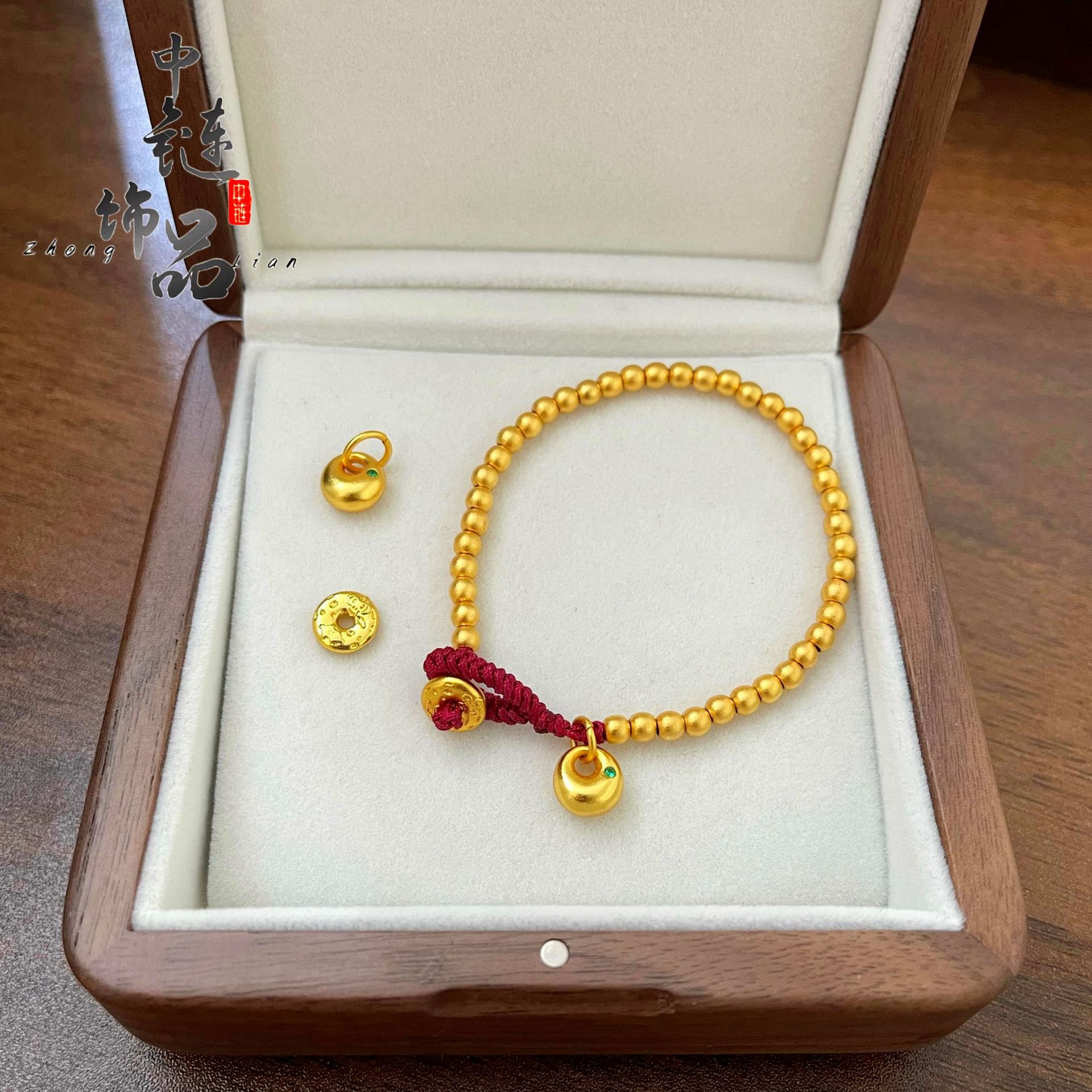 久不掉色金店同款高保色古法沙金