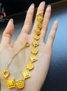 【久不掉色】金店同款古法沙金