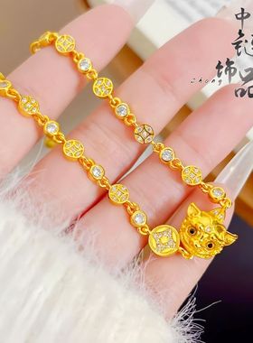 古法镀金不掉色韦雪同款高保色