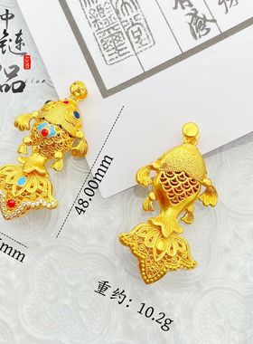 老古法凤祥金店同款沙金珐琅彩