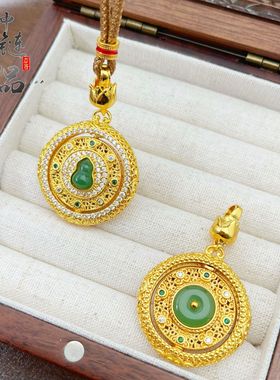 镀金久不掉色金店同款沙金点钻