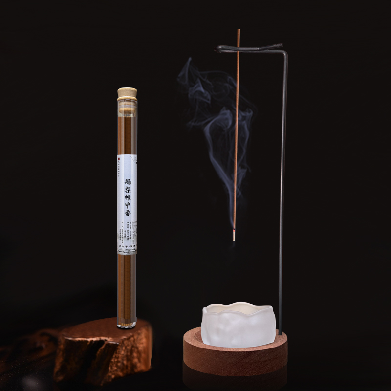 家用室内线香实木创意金属香座