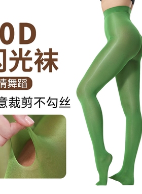 Shining Tights舍宾袜健美操连裤袜热销欧美大码XXL任意剪闪光袜