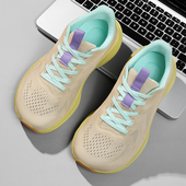 不累脚轻便拇指外翻跑步运动鞋 宽头健步鞋 男女宽松防滑宽脚宽楦鞋