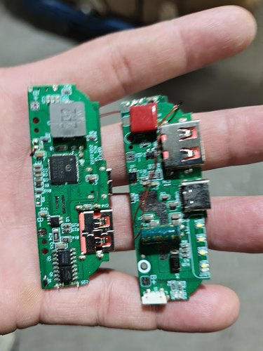 拆机IP5568移动电源主板3.7V锂电池升压板5V 快充充电宝模块