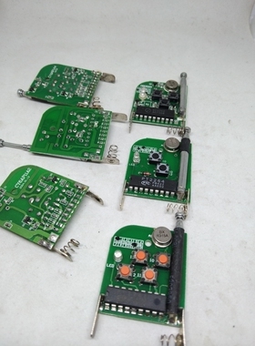 遥控器433道闸机升降杆伸缩门对拷贝遥控器配件处理随机发