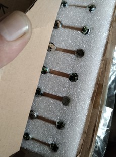 高解析 10mm振膜铍膜耳机单元 重低音 级音质 带铜圈扬声器 千元