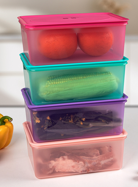 精铸抗菌保鲜盒厨房家用食材蔬果密封锁鲜冷冻冷藏分装收纳盒PP5