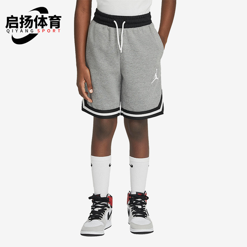 Nike/耐克正品JORDAN大童运动休闲训练系带跑步短裤DJ5654-091