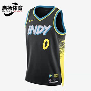 Nike/耐克正品印第安纳步行者队男士无袖篮球背心DX8504-010