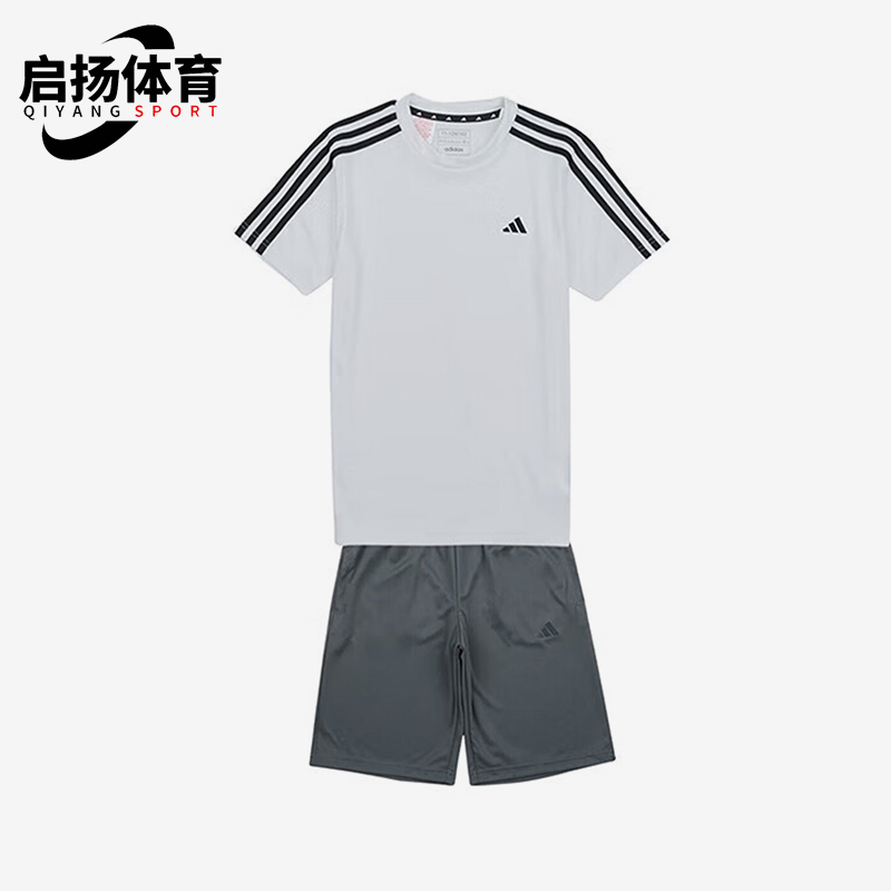 阿迪达斯大童休闲运动套装