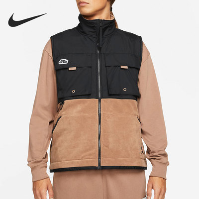 Nike/耐克正品秋季新款男子休闲运动保暖棉马甲 DC9662-256