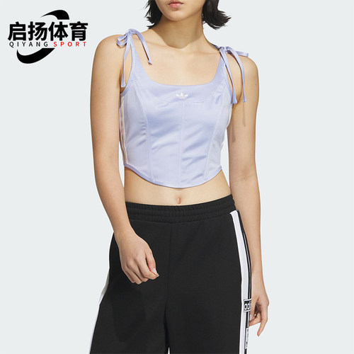 阿迪达斯女士复古吊带背心