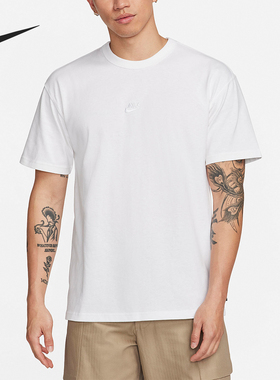 Nike/耐克正品新款男士简约休闲透气圆领短袖T恤DO7393-101