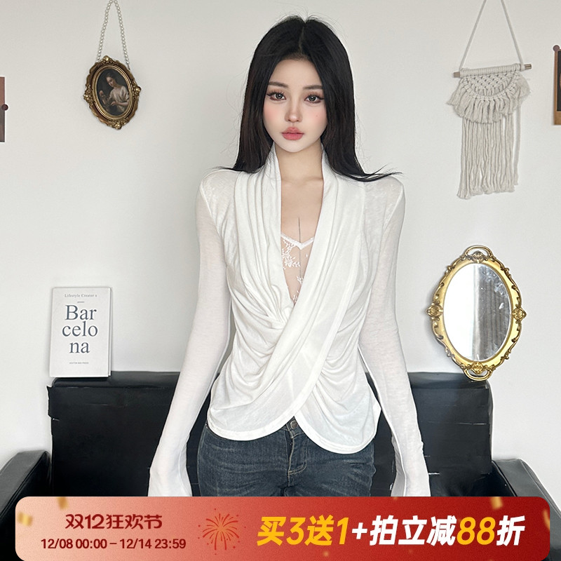 【韩系纯欲】小众高级蕾丝长袖