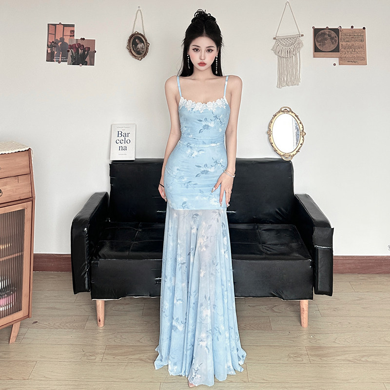 【春日芭蕾】度假风超仙吊带裙