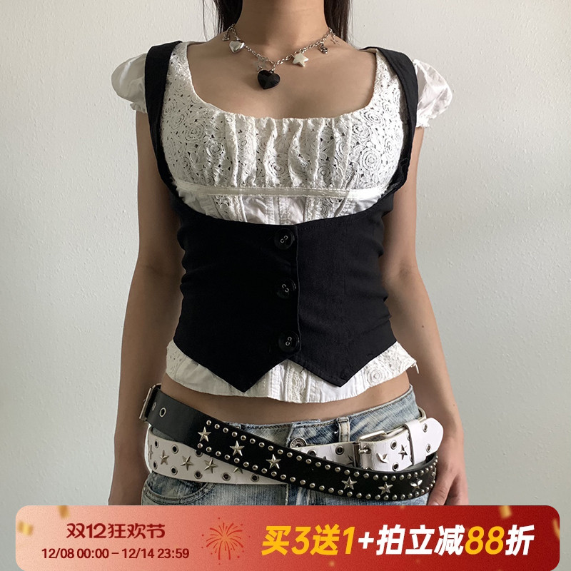 【纯欲辣妹】复古性感风马甲