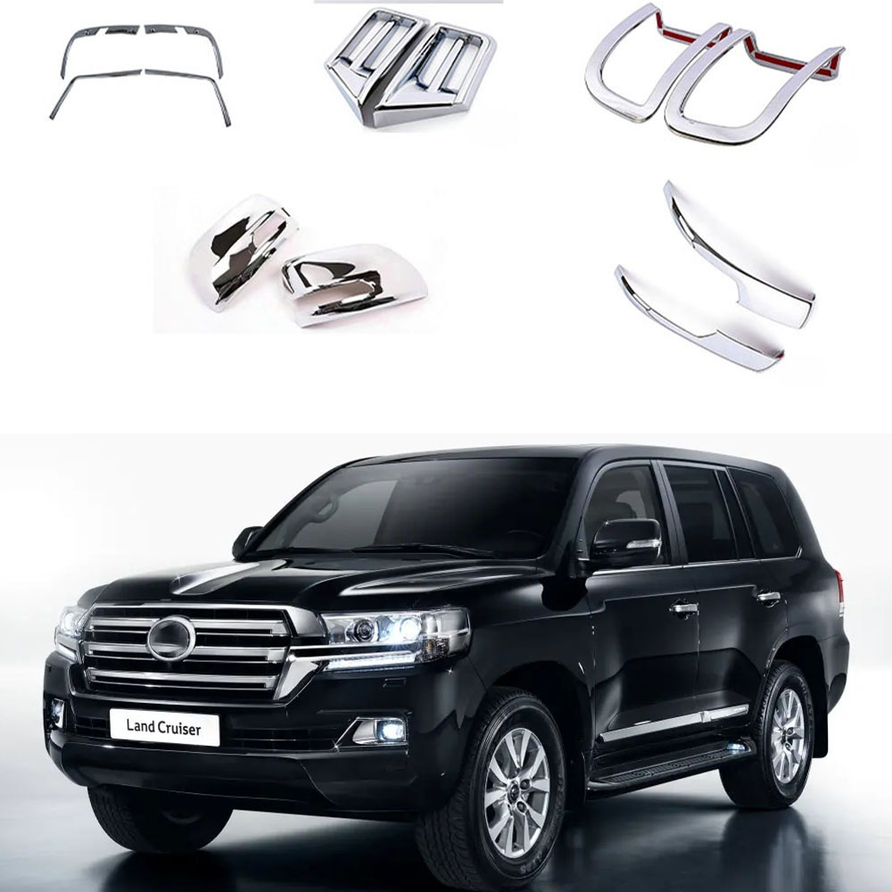 LC200牌照框雾灯框后视镜外观