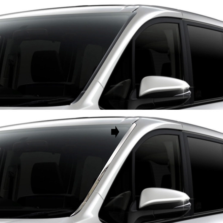 车安驰丰田Voxy诺亚玻璃亮片贴