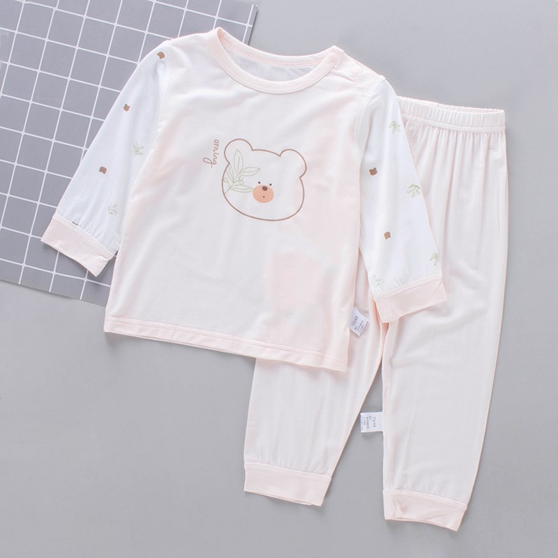 莫代尔婴儿睡衣超薄空调服夏季