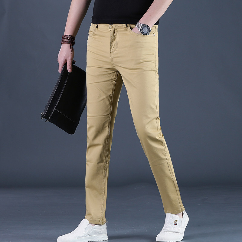 休闲裤男士潮流宽松小脚2025上新男装长裤时尚男款裤子夏季男裤薄