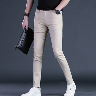 春款裤子男牛仔裤韩版潮流修身小脚潮牌百搭2025上新男士休闲长裤