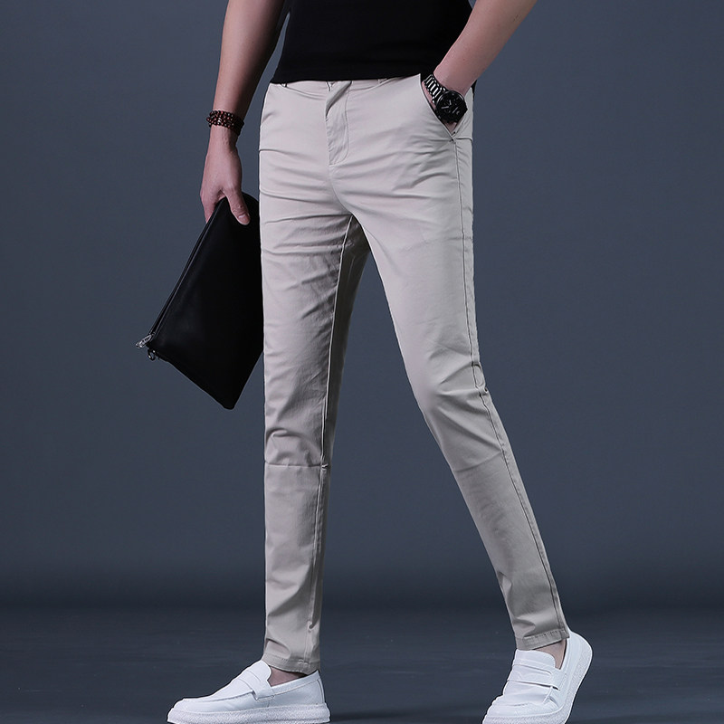 夏季休闲裤男款潮流百搭修身小脚男士长裤子薄2026上新高级感男裤