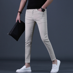 九分裤男士牛仔裤潮流弹力瘦身小脚男装9分休闲裤子夏季男裤新款