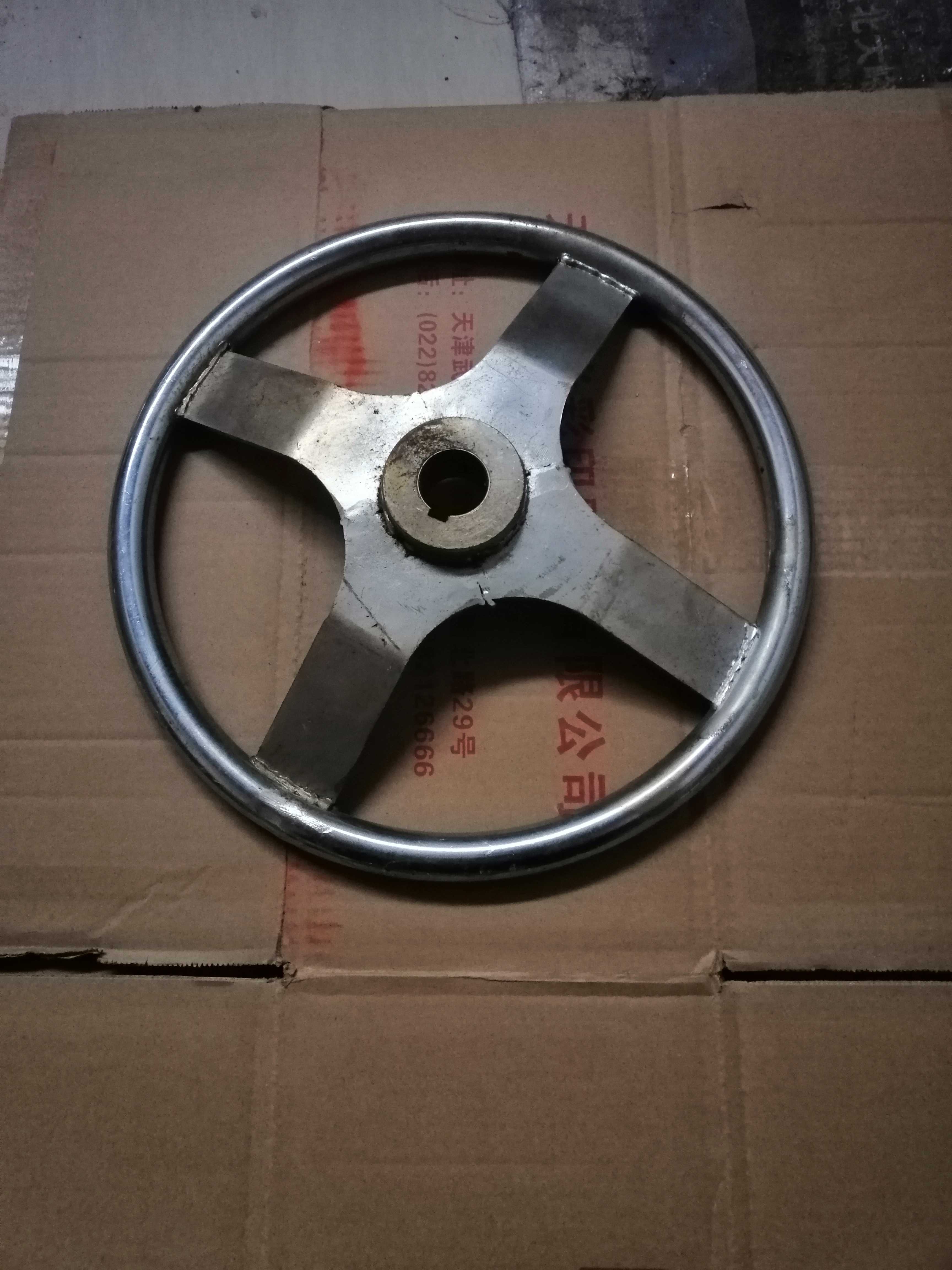 人防门配件320钢管手轮焊接手轮28孔15孔异形可定制