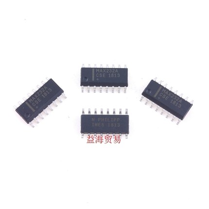 MAX232ACSE 收发器 MAX232A 芯片IC集成 SOP-16  MAX232ACSE+T