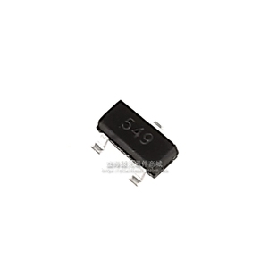 10个贴片三极管  FMMT549TA FMMT549 丝印549 SOT-23 P沟道 1A30V