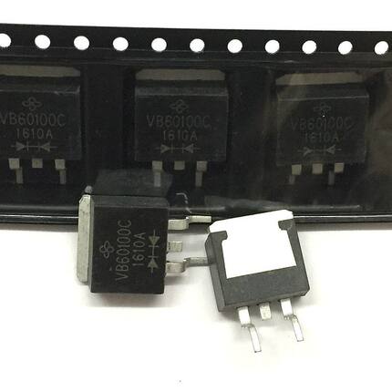 VB60100C 肖特基二极管 60A/100V 双高压 势垒整流器 TO-263 贴片