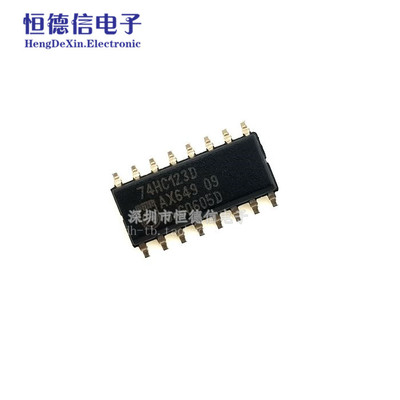 可直拍| 贴片 74HC123 74HC123D SOP-16 单稳态触发器 正品特价