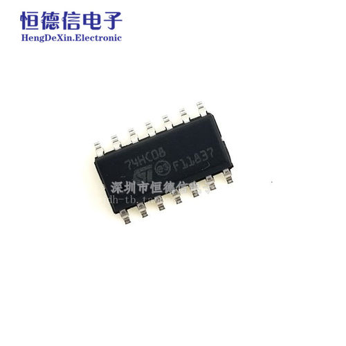 贴片 74HC08D /四二输入与门 原装 SOP-14