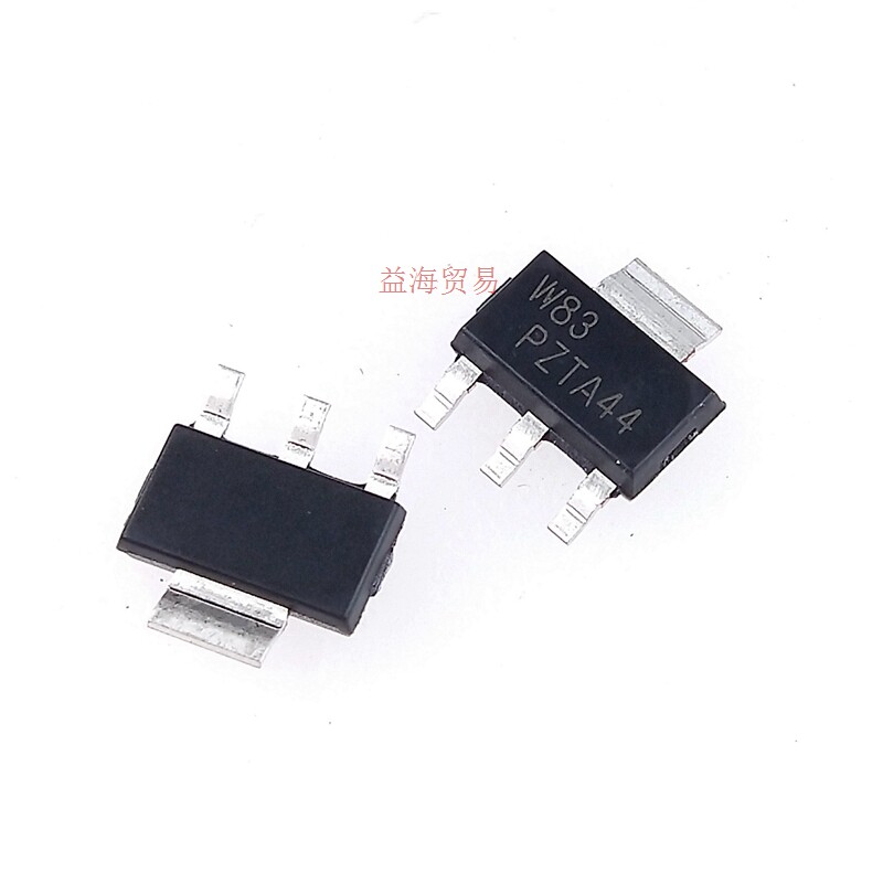 10个全新PZTA44 ZTA44 NPN晶体管 三极管  SOT-223 - 实物图