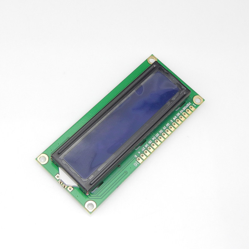 全元芯蓝屏 1602A 兰屏LCD液晶屏 蓝色 5V 白字体 带背光 0.036KG