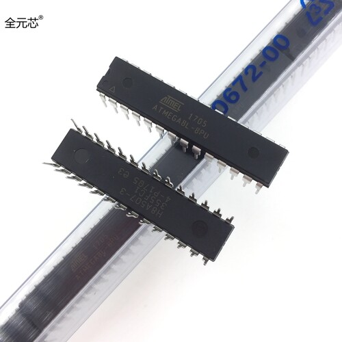 ATMEGA8L-8PU 单片机 芯片 直插DIP28 8位微控制器8K闪存